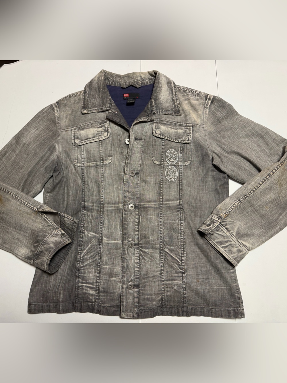 Diesel vintage grey jean jacket